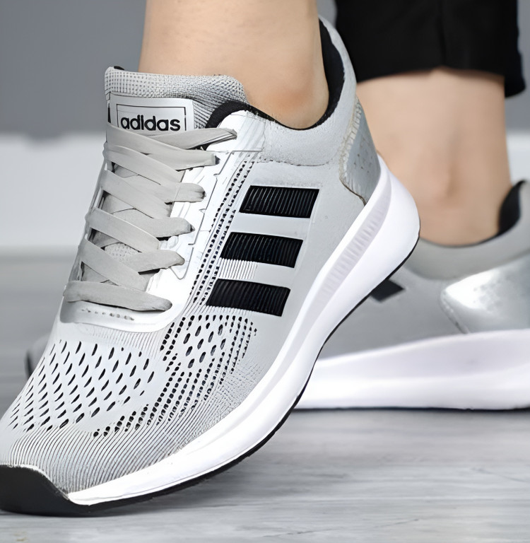 کتونی آدیداس مدل فالکون طوسی مشکی