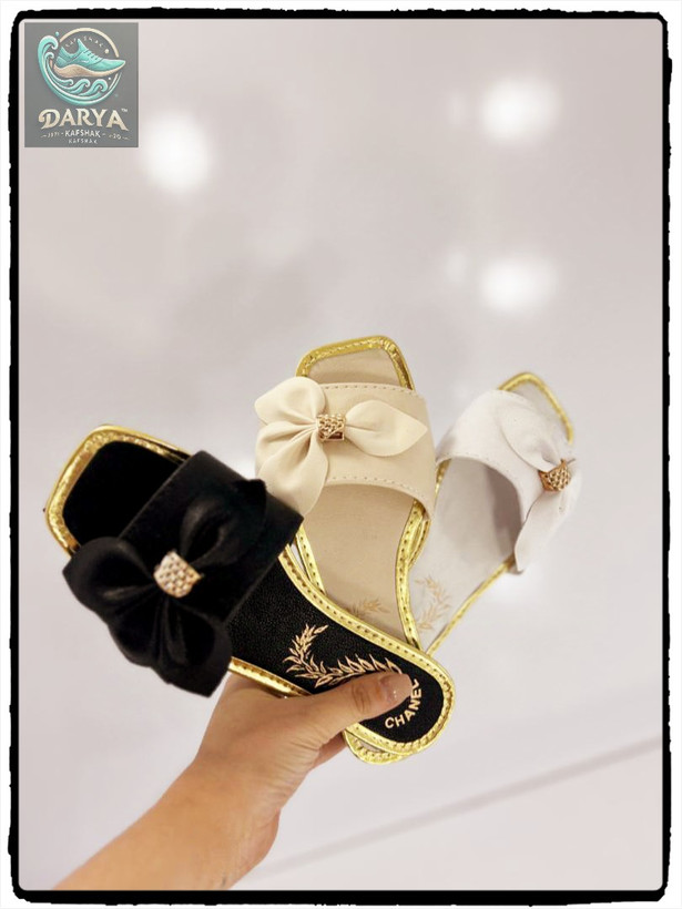 صندل زنانه طرح گل دار