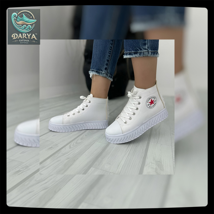 خرید کفش کتونی زنانه آل استار ساقدار