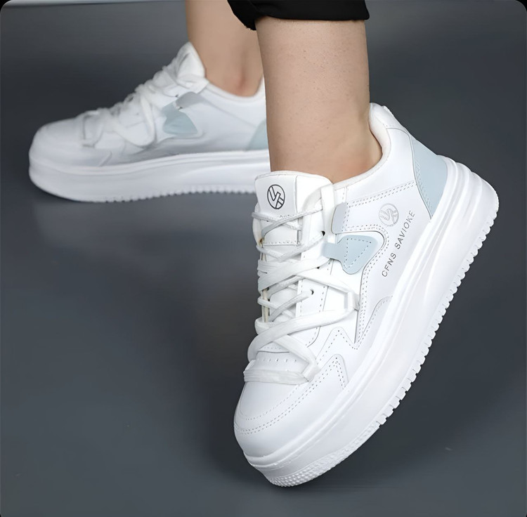 خرید کفش کتونی زنانه مدل ساویک سفید آبی