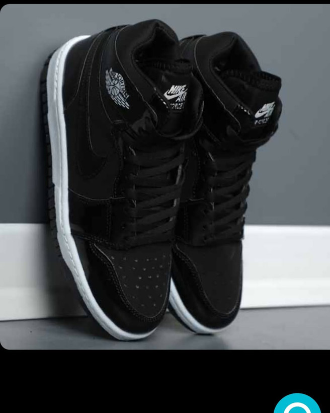 خرید کفش کتونی مردانه جذاب ساق دار مدل نایک جردن مشکی