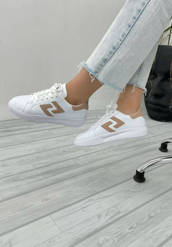 کفش کتونی دخترانه شیک و زیبا مدل سون کرم