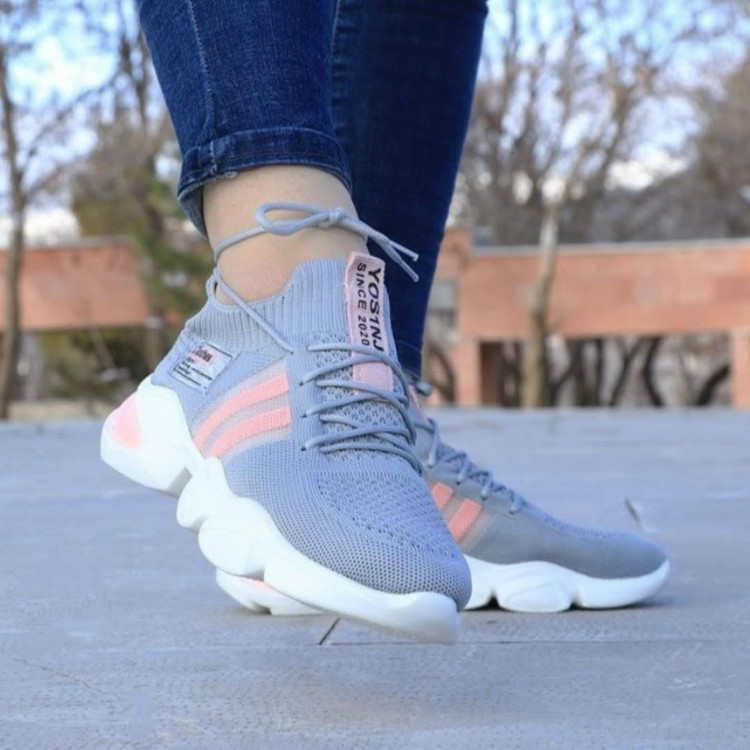 کفش کتونی زنانه یوسینج مدل پارمس طوسی