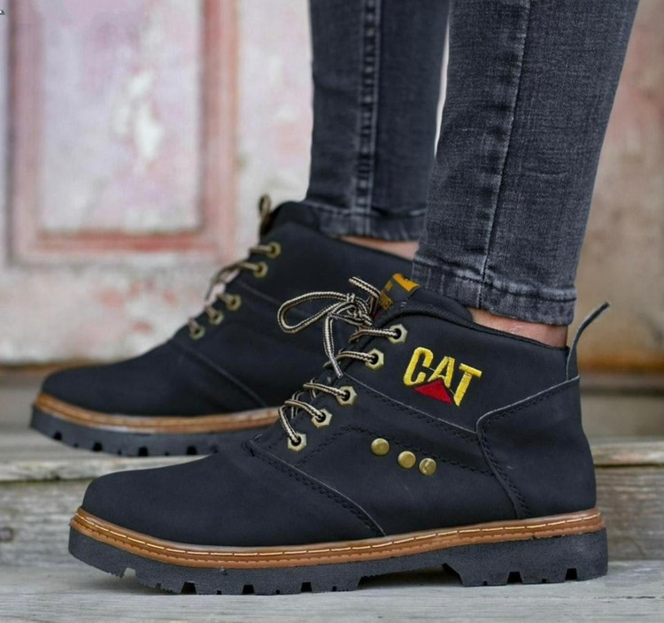 نیم بوت ست مردانه و زنانه کاترپیلار مشکی