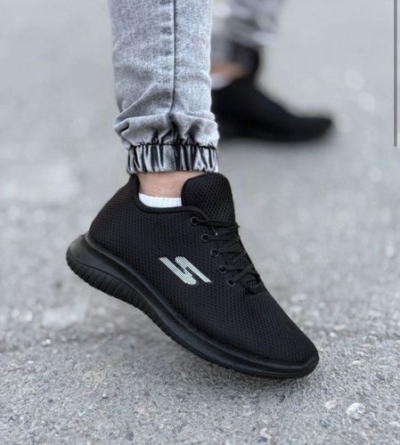 کفش کتونی اسکیچرز مردانه مدل اسکای مشکی